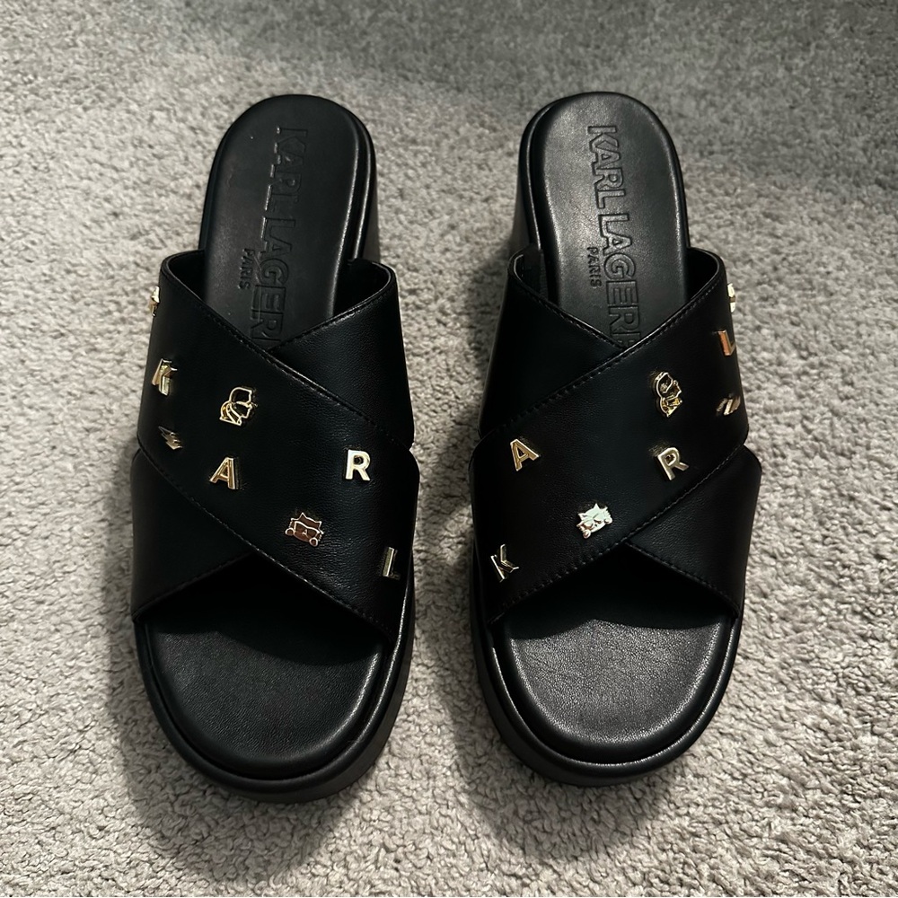 Karl Lagerfeld Platform Sandals (Women’s size 11)